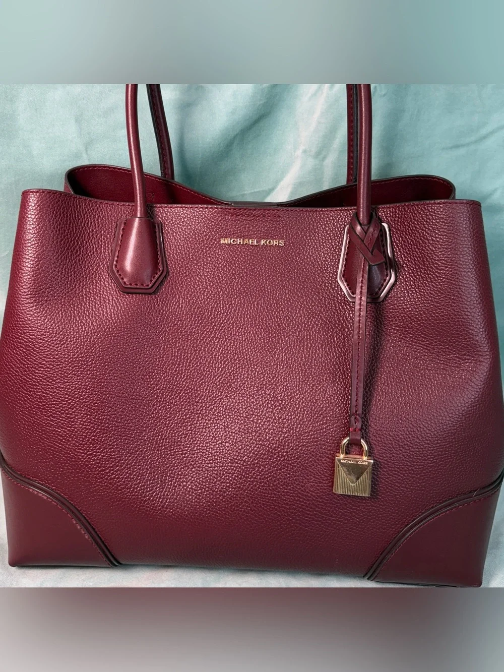Michael Kors Large Mercer in Oxblood